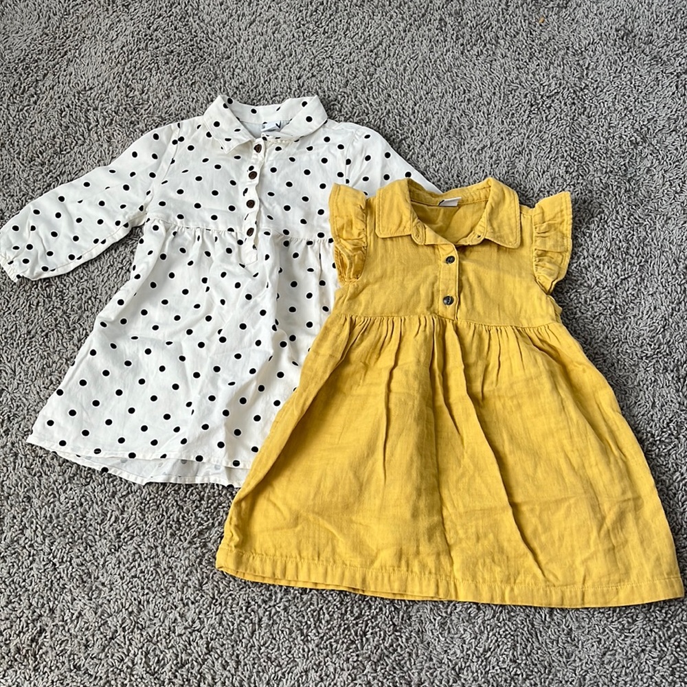 2 toddler girls dresses